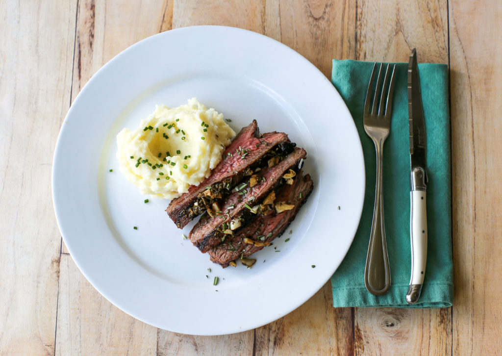 Beef Tri-Tip Roast with Rosemary-Garlic Vegetables