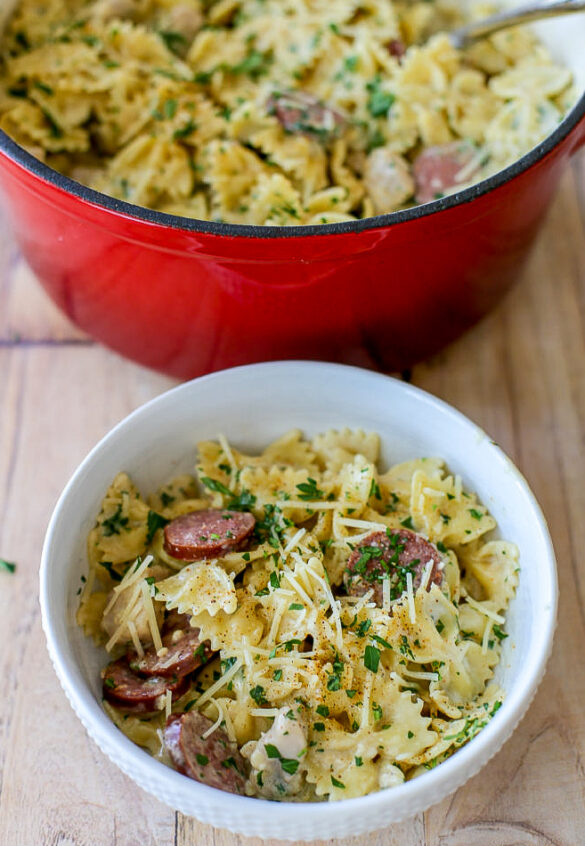 one-pot cajun chicken pasta