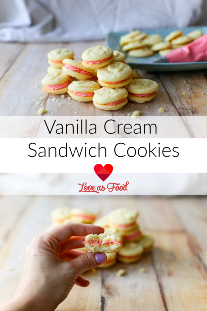 vanilla cream sandwich cookies