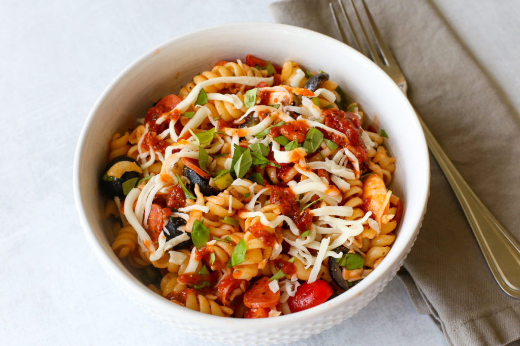 pizza pasta salad