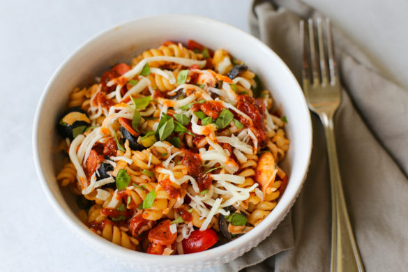 pizza pasta salad