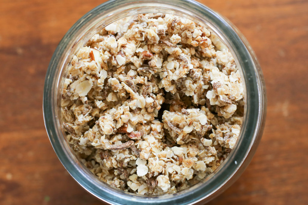 chewy coconut granola