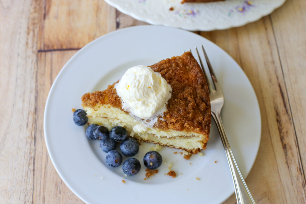 layered coffee cake