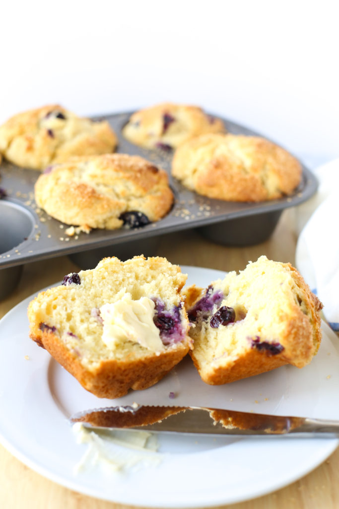 blueberry sour cream muffins