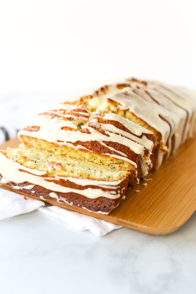 glazed orange poppy seed bread