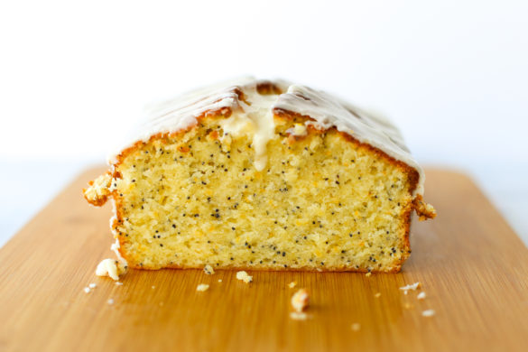 glazed orange poppy seed bread