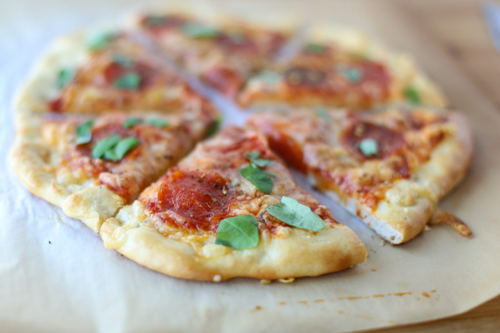 homemade pizza crust