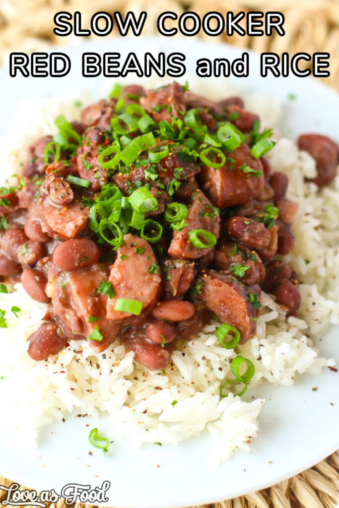 slow cooker red beans and rice