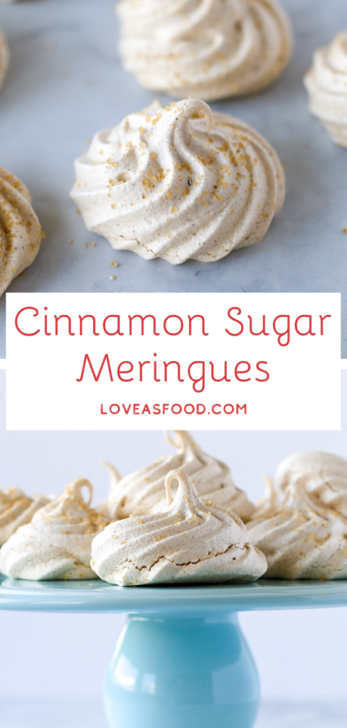 Cinnamon Sugar Meringues