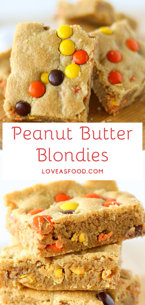 Peanut Butter Blondies