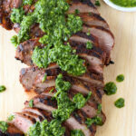 Grilled Tri Tip Steak with Chimichurri