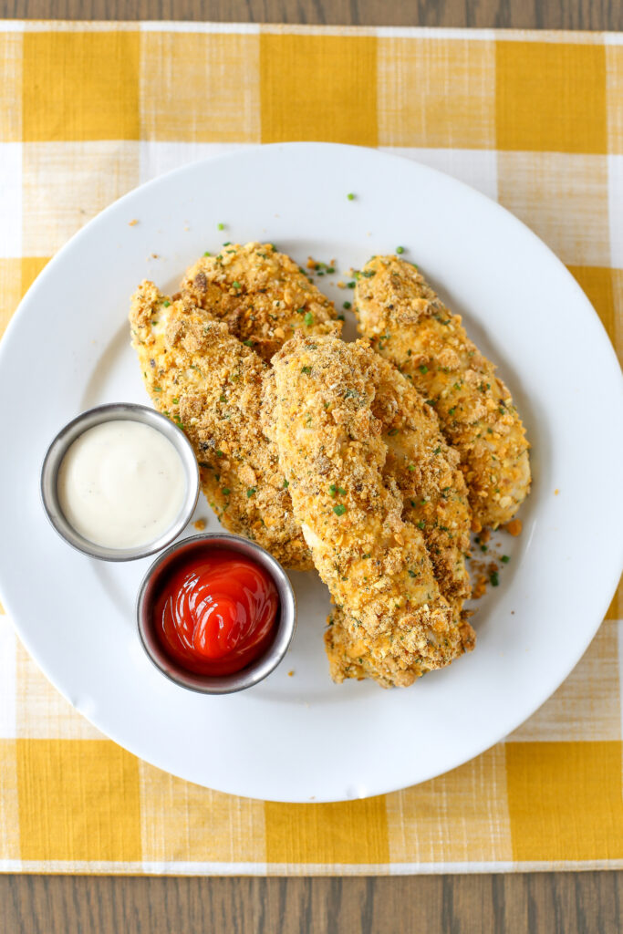 Cracker-Crusted Chicken Tenders - Love As Food