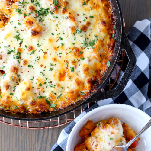 Baked Gnocchi with Sausage - Love As Food