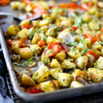 pesto-roasted vegetables