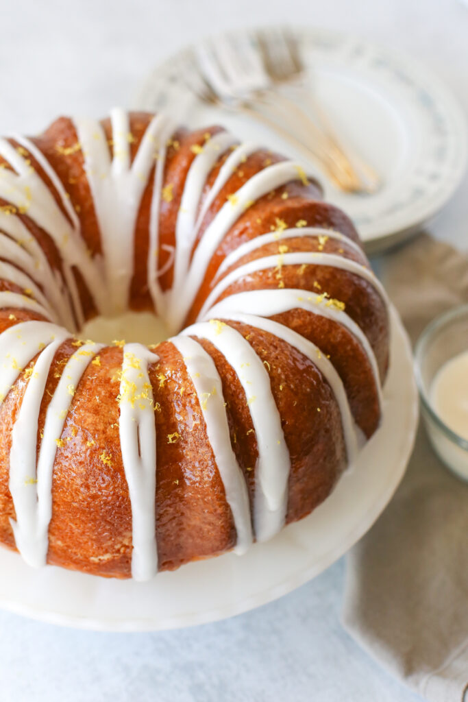 double lemon bundt cake