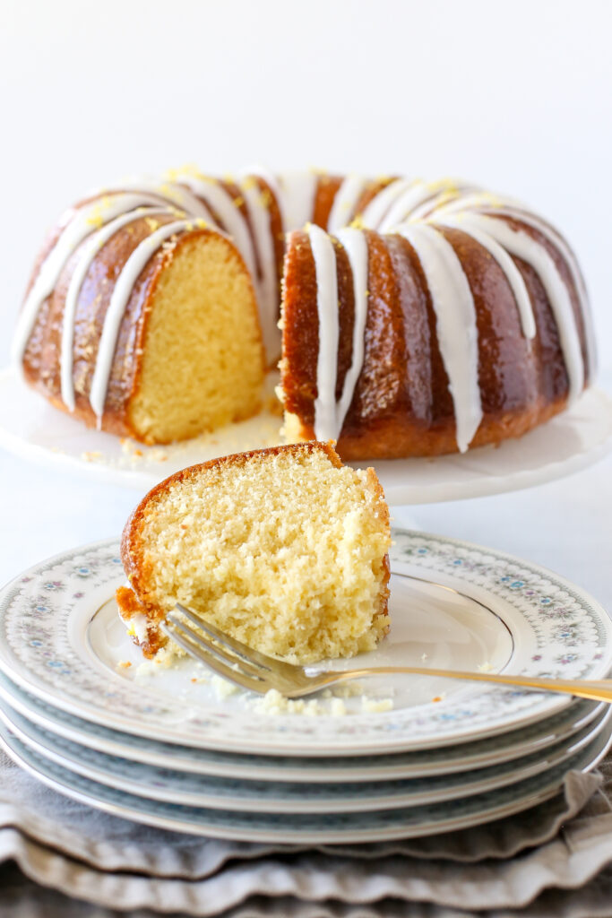 double lemon bundt cake