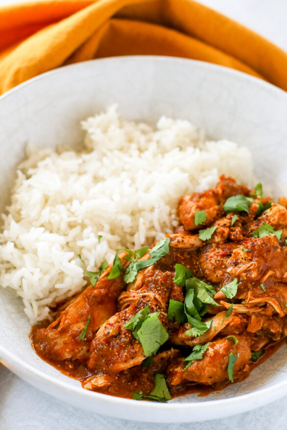 Slow Cooker Coconut Curry Chicken - Love As Food