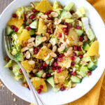 orange pomegranate lentil salad