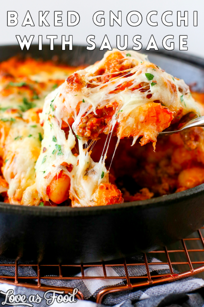 baked gnocchi with sausage