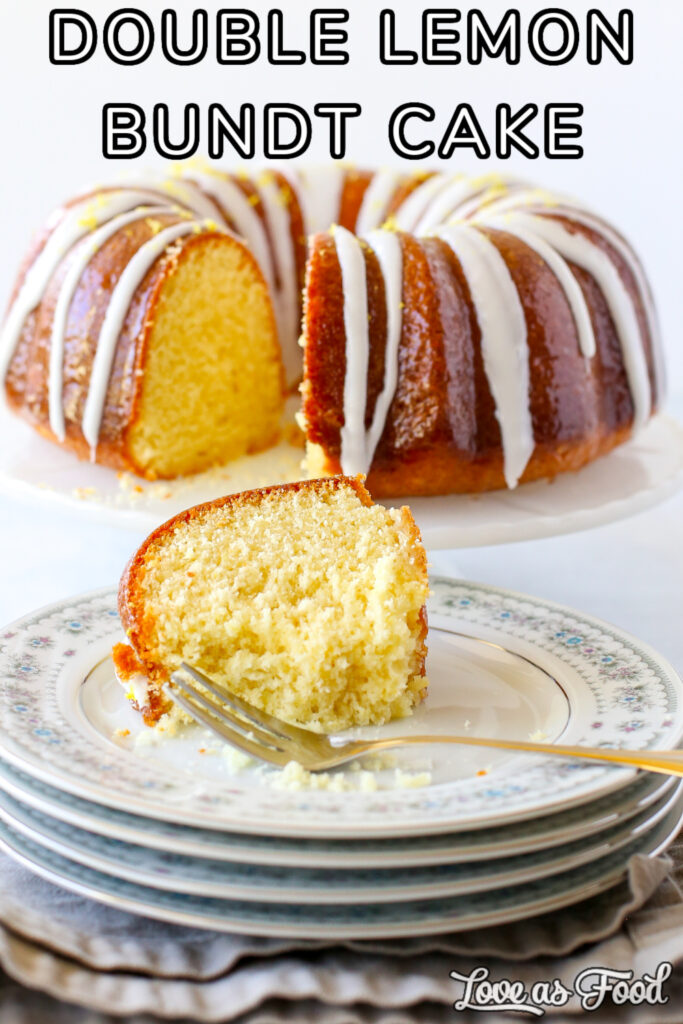double lemon bundt cake