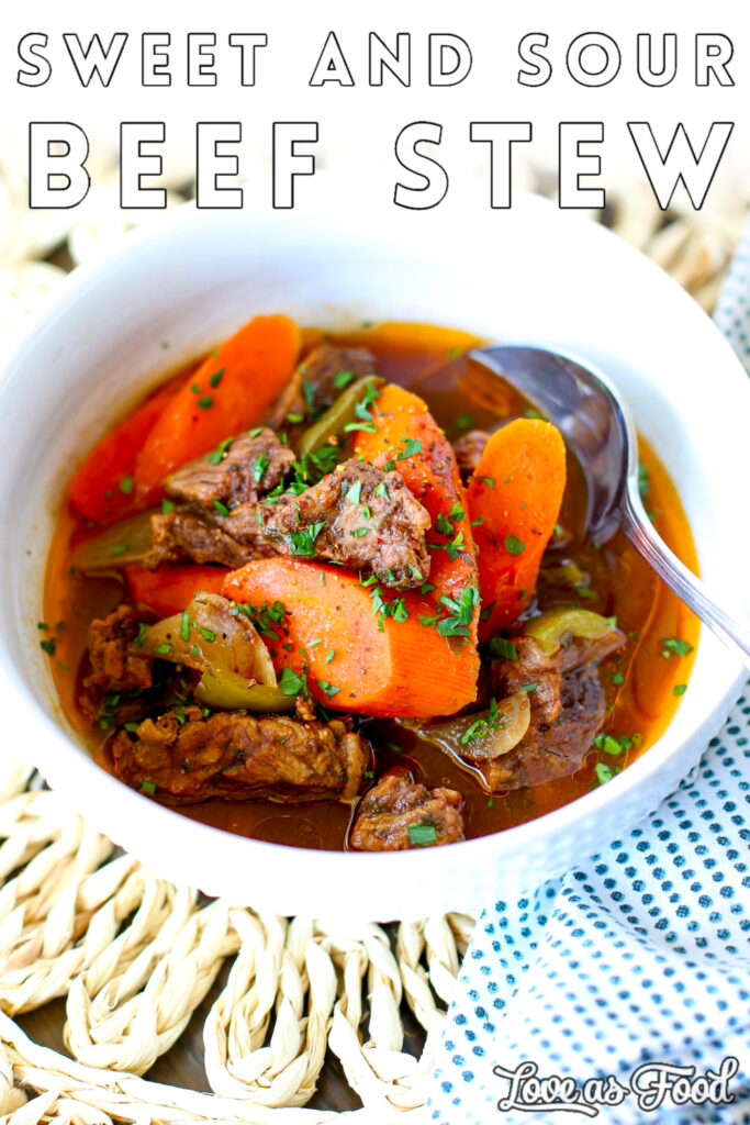 sweet and sour beef stew