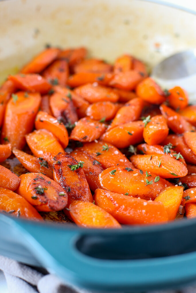 spicy honey-glazed carrots