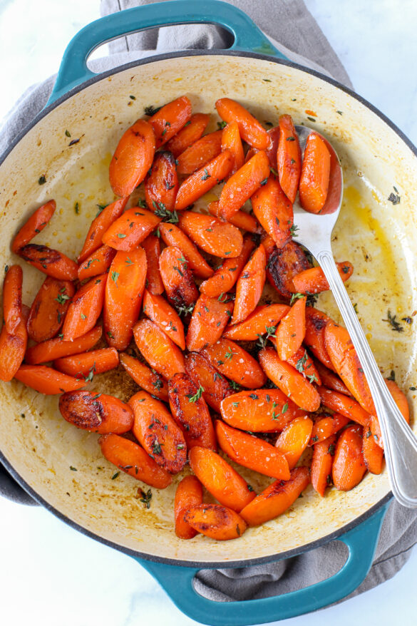 spicy honey-glazed carrots