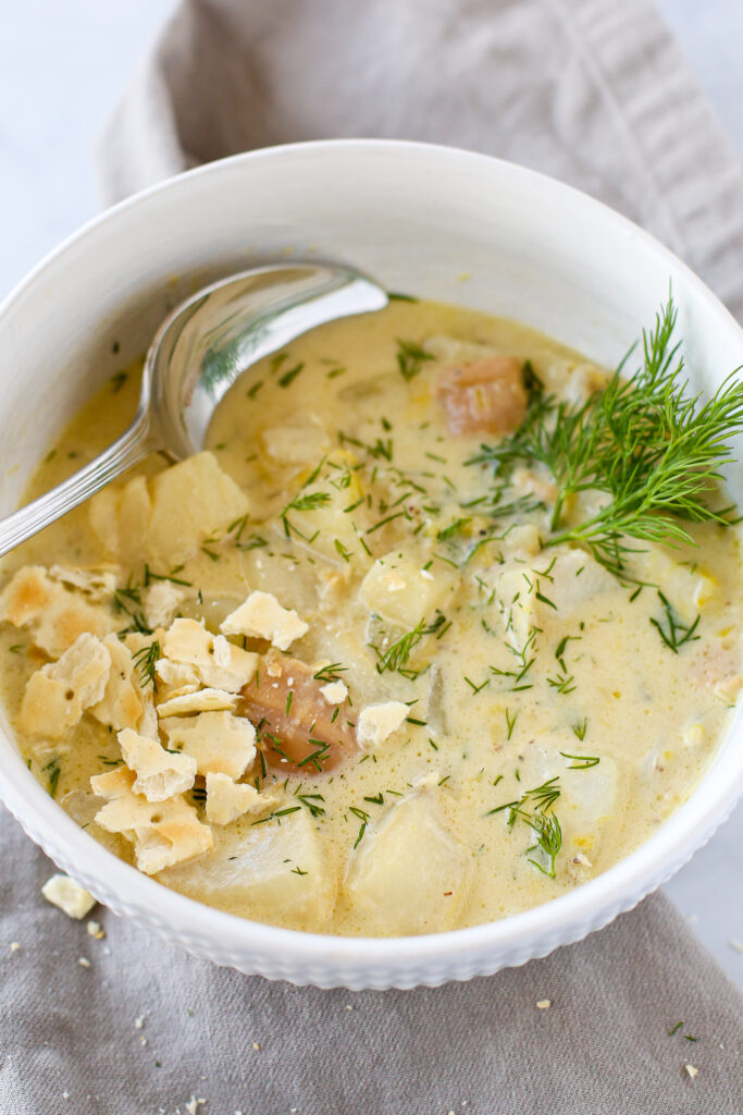 Irish seafood chowder