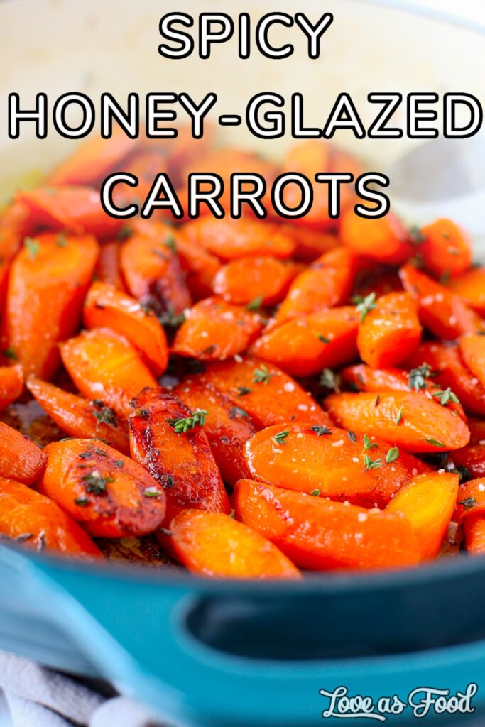 spicy honey-glazed carrots