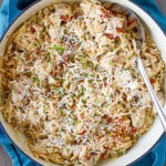 sun-dried tomato chicken orzotto