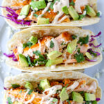 pineapple-glazed salmon tacos