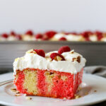 almond raspberry poke cake