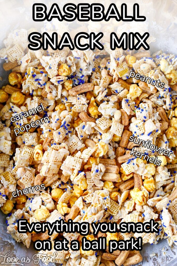 baseball snack mix