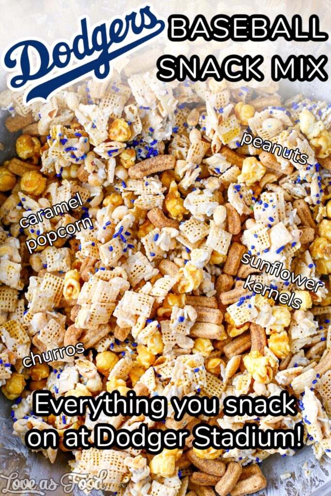 baseball snack mix