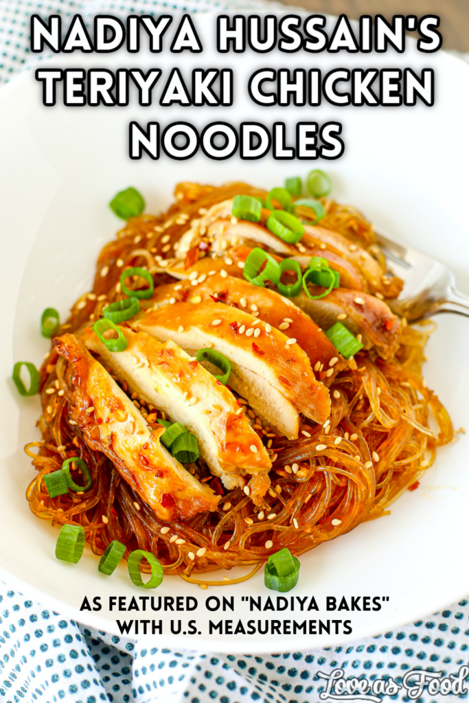 Nadiya Hussain's teriyaki chicken noodles