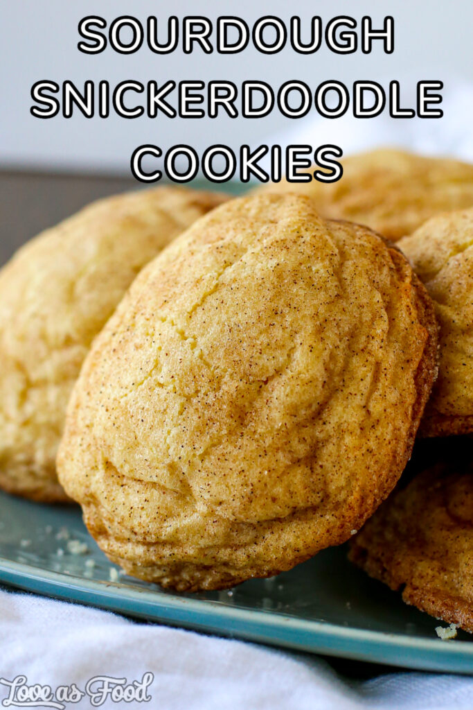 sourdough snickerdoodle cookies